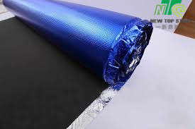 3 In 1 Acoustic Floor Underlayment Blue Aluminium Film Noise Reducing Underlay