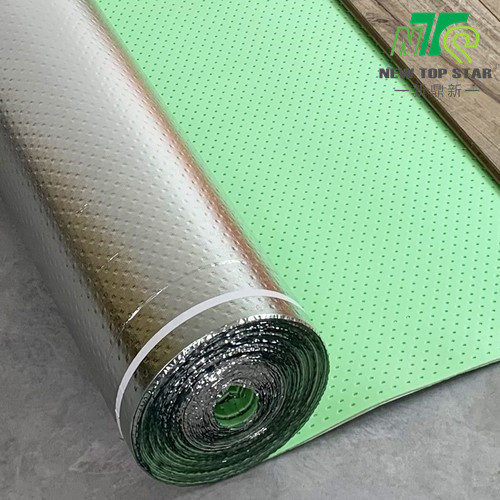 Green Cross Linked Polyethylene Foam Roll Soundproof Vapor Barrier Underlay