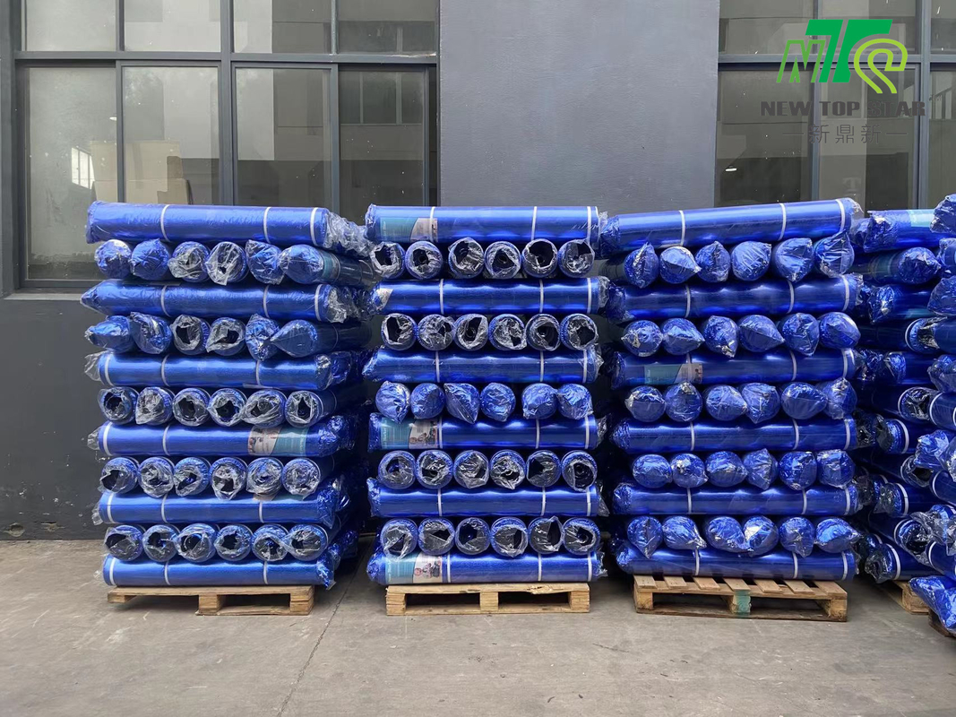 3 In 1 Acoustic Floor Underlayment Blue Aluminium Film Noise Reducing Underlay